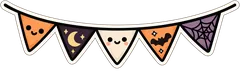 bunting mixed sticker
