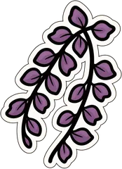 berry branch sticker