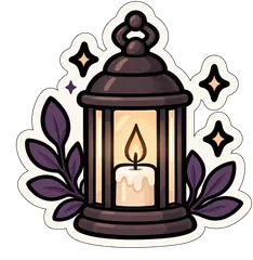 lantern sticker