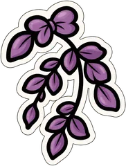 leaf sprig sticker