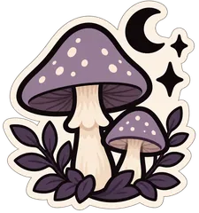 mushrooms sticker
