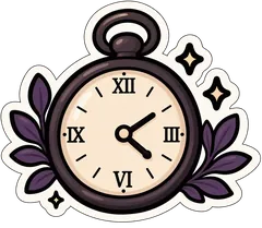 pocket watch sticker