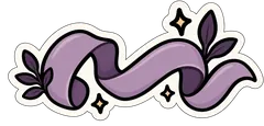 ribbon sticker