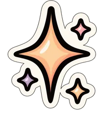 sparkles sticker