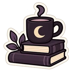 tea on books sticker