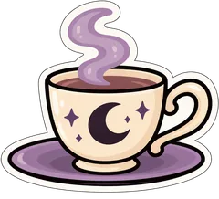 teacup sticker