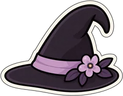 witch hat sticker